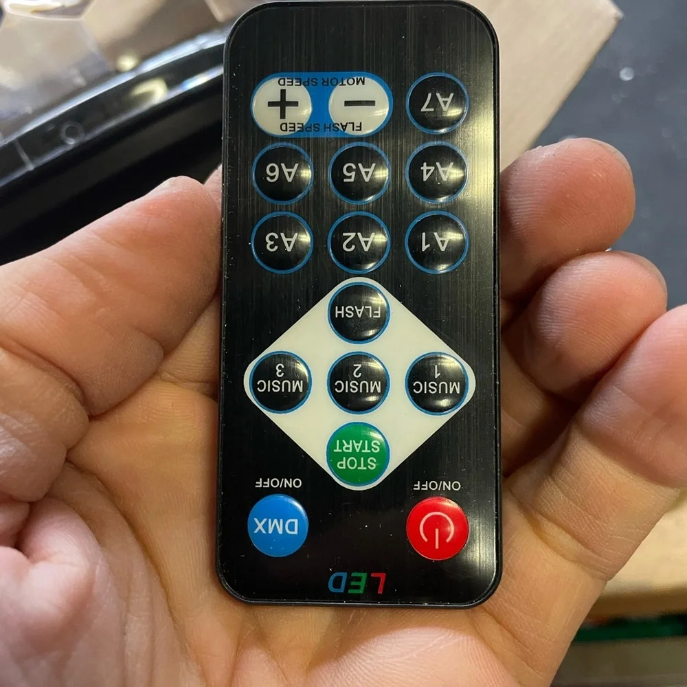 Party light L E D ball new with remote control